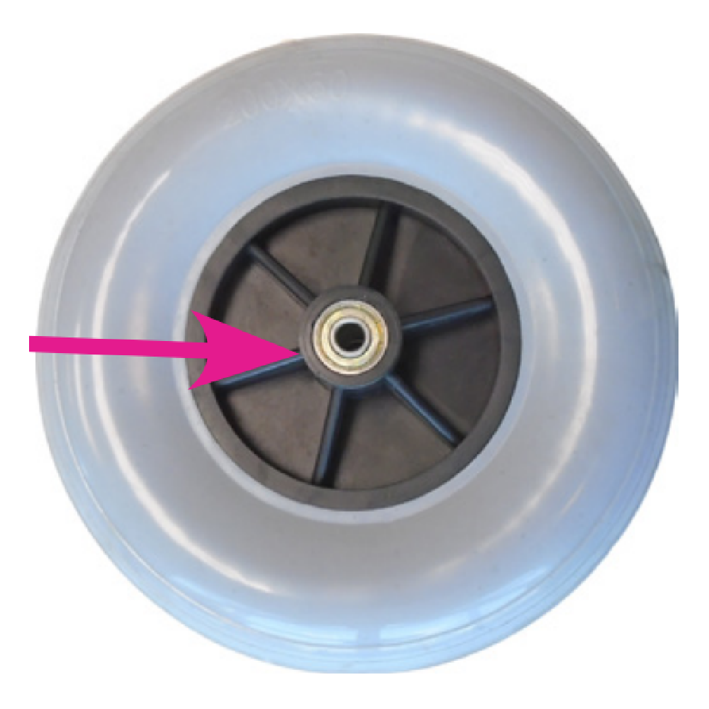 Nova Medical Traveler Rollator 4900 Wheel - Part Number CH-490010