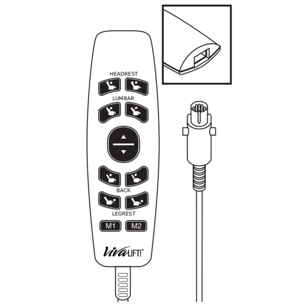 Pride Mobility - Lift Chair Remote - CTL2104324 - HW110L