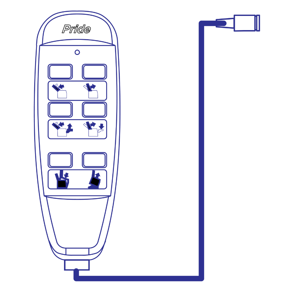 Pride Mobility - Lift Chair Remote - ELEASMB7120009