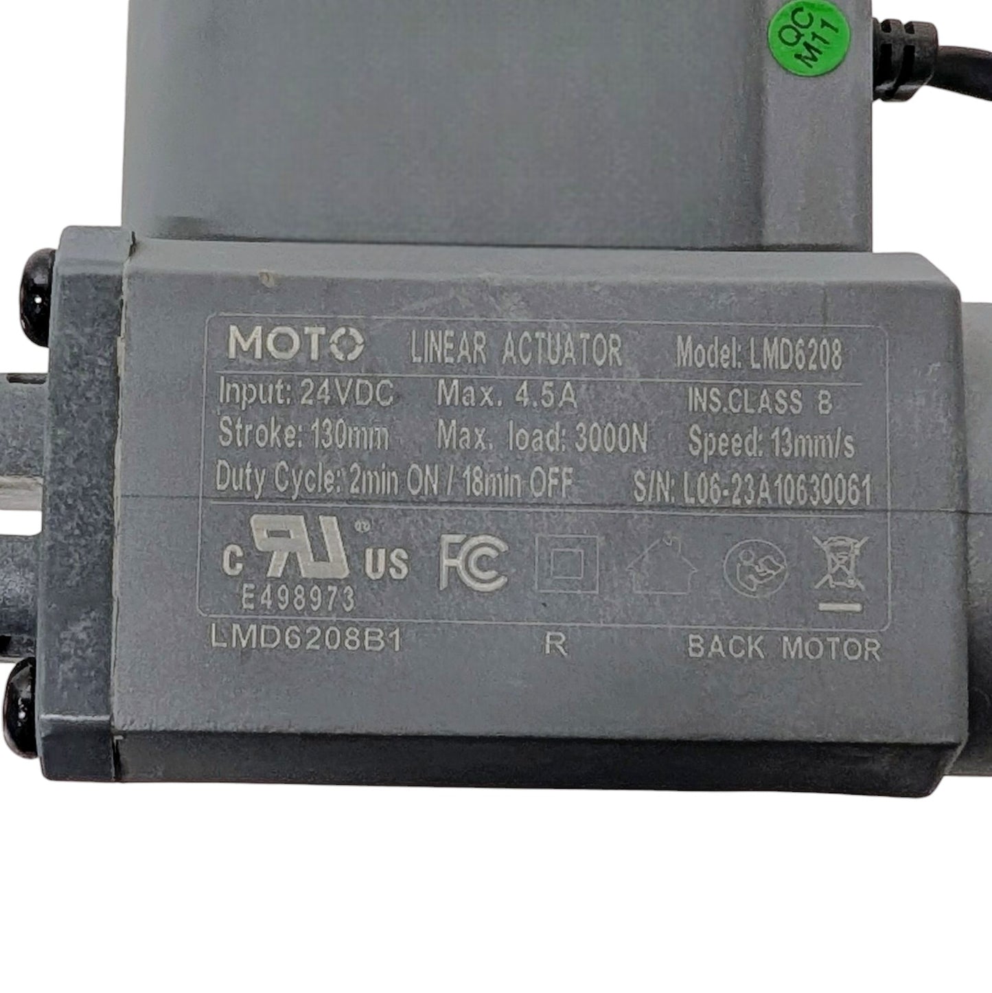 Pride Mobility - Motor - MOT1803568 - LMD6208B-S-U - LMD6208B-U