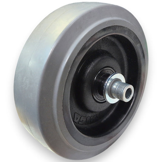 Amigo Mobility - 9981.10 - 6 Inch Front Wheel Assembly, Solid, flat tire