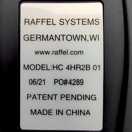 Product Label: includes model hc-4hr2b-01