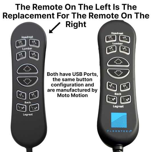HSW310-B-FS-9V 10-Button 5-Pin Replacement Remote Hand Control
