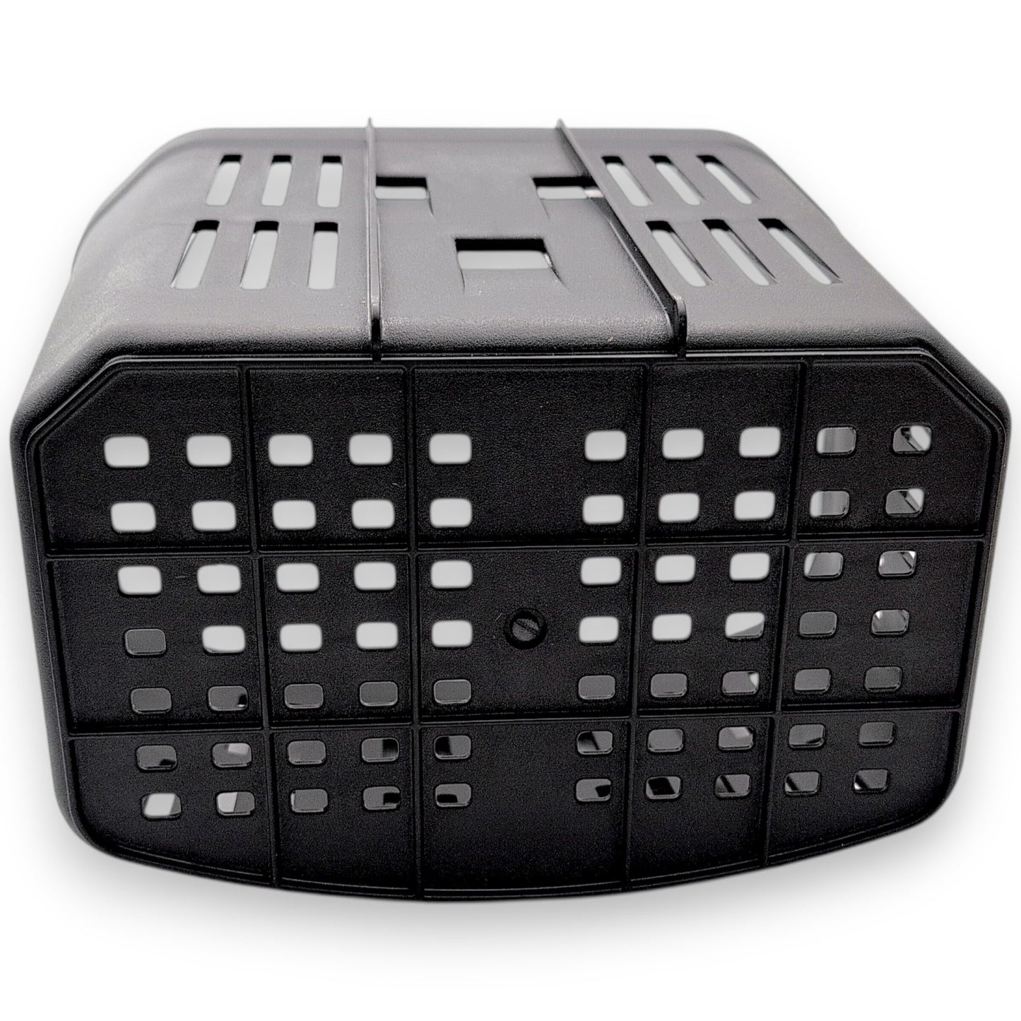 angle showing the bottom and back of this basket.