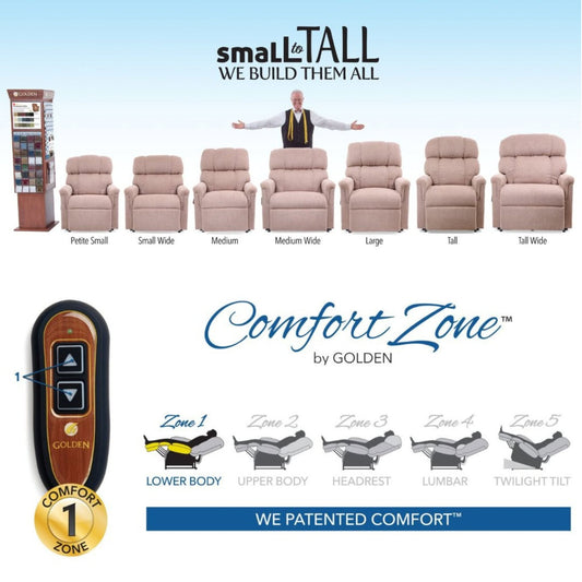 Golden Technologies Comforter PR531 - Power Lift Chair Recliner