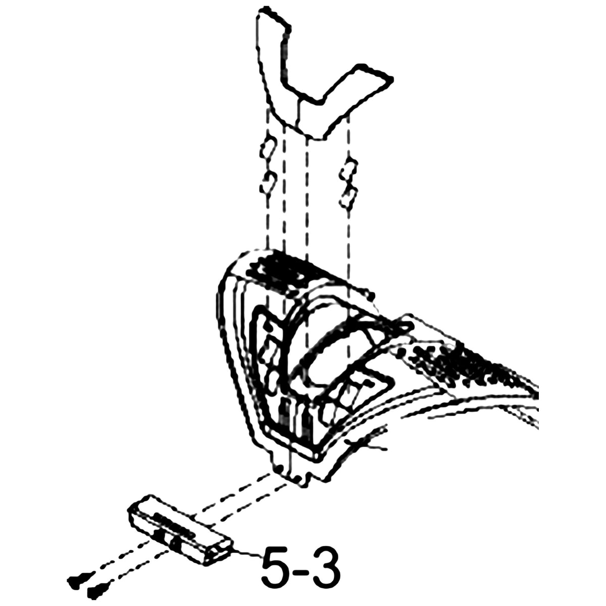Golden Technologies MBB-BZ-FBUMPER Front Bumper, 4-Wheel Unit parts diagram