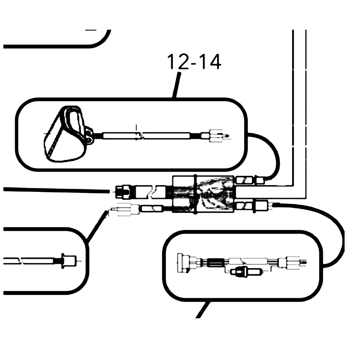 Golden Technologies SE06A619 Headlight Assembly With Short Harness And Spade Connector For 240/340/440 parts diagram