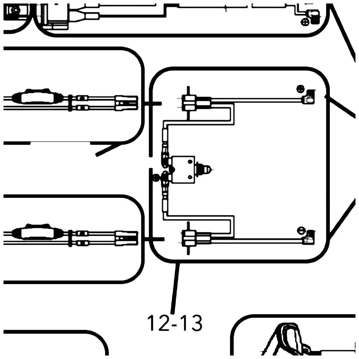 Golden Technologies SE06E602 Circuit Breaker Assembly For 240/340/440 parts diagram