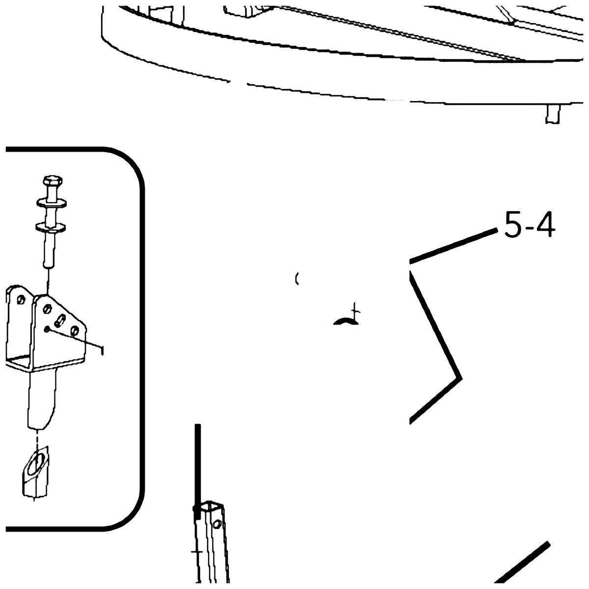 Golden Technologies SE06P212 Bracket, Headlight Mounting For 240/340/440 parts diagram