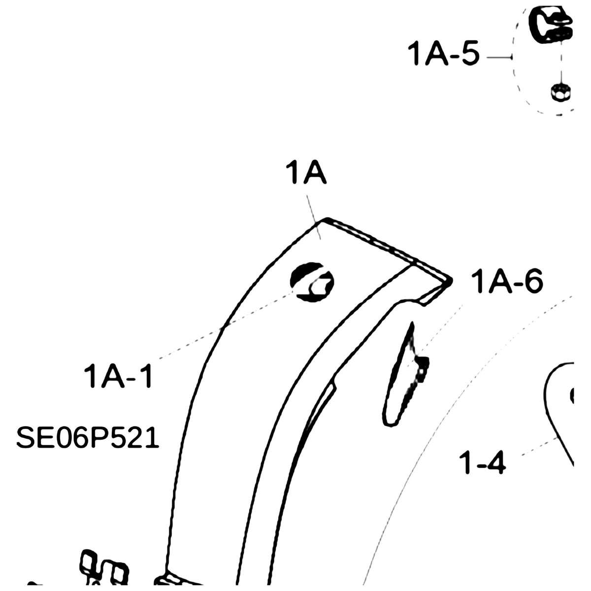 Golden Technologies SE06P521 Medallion, Golden Logo For Front Tiller Shroud For GC240/340/440 parts diagram