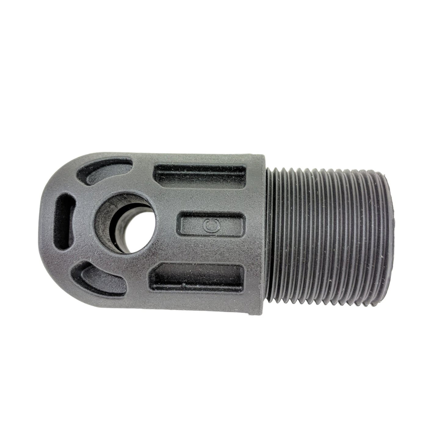 closeup on the GMOKI-13 clevis pin hole