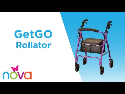 NOVA GetGo Classic Petite Rolling Walker - 300 lb Capacity - 4209C