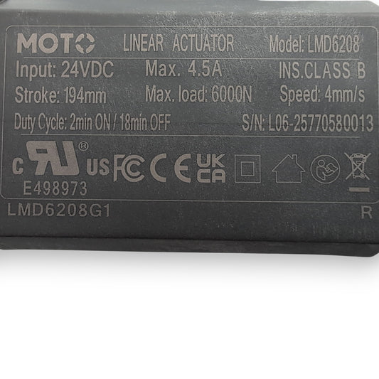 Pride Mobility Lift Chair Motor / Actuator - MOT2504188 - LMD6208