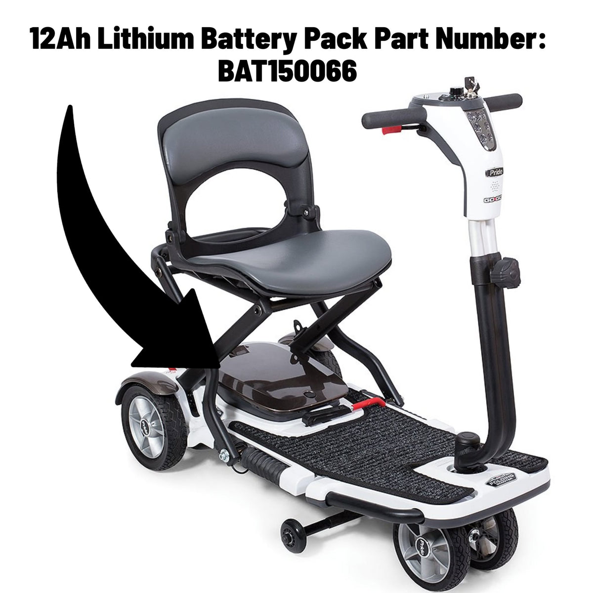 Pride Go-Go Folding (S19) Lithium Battery Pack BAT150066