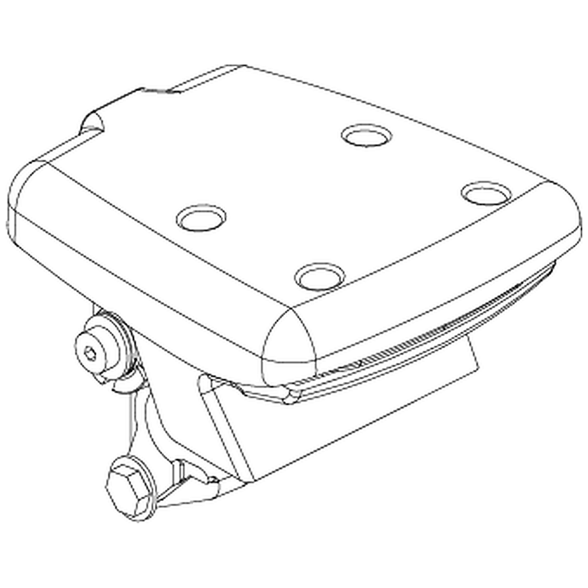 Pride Mobility (FRMASMB11066), lock-up release handle assembly for Victory 9 and Victory 10 scooters.