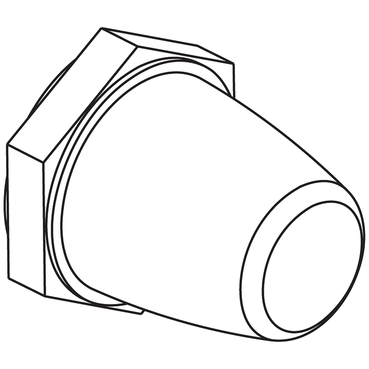 Pride Mobility (INDPART2420), circuit breaker weather cap with M11-1.0 nut.