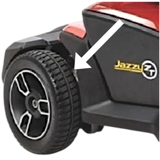 Pride Mobility Rear Drive Wheel 8 inch 3-Spoke - WHL1806960