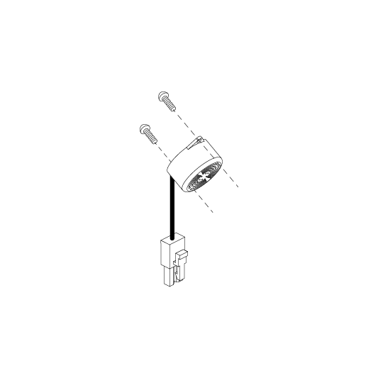 Pride Mobility Horn Wire Harness part number DWR9555H018, parts drawing
