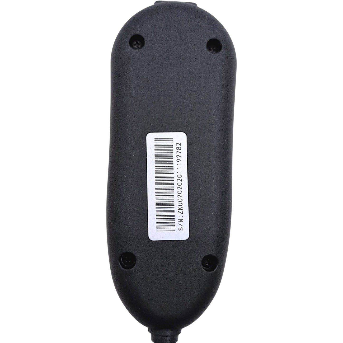 back of the remote hand control. Product label showing the serial number. Stating "S/N: ZKUC202020xxxxxxxx" The first 6 characters are the part number and the next 4 are the year it was made.