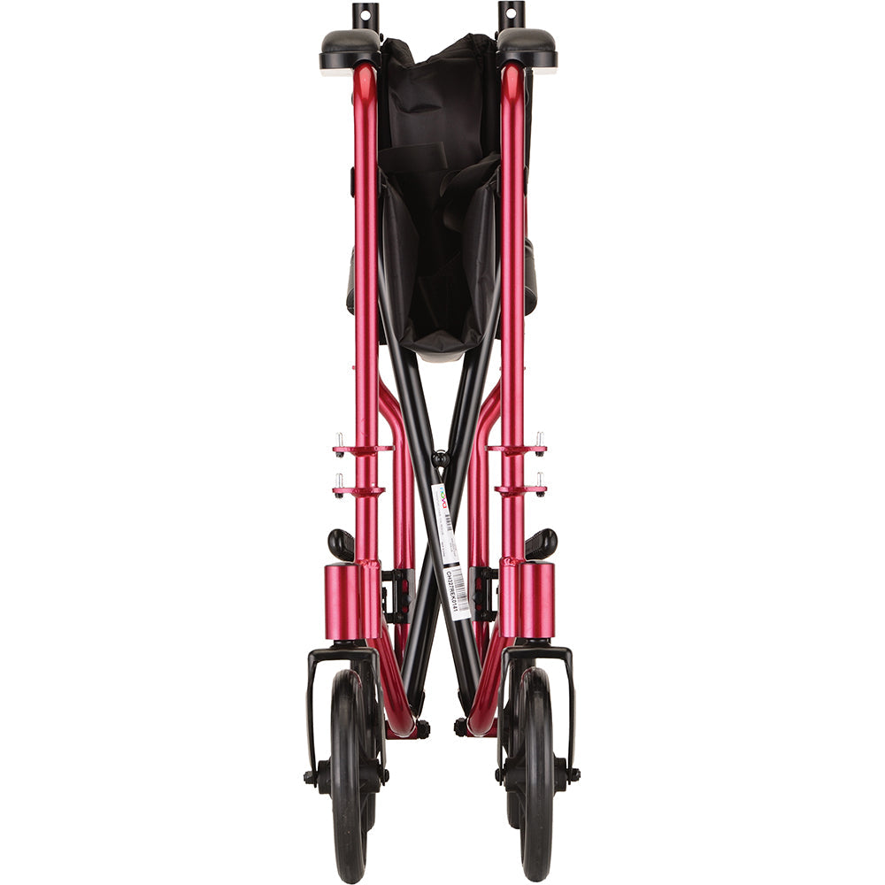 Transport Chair - 17" with Swing Away Footrests Red - 327R