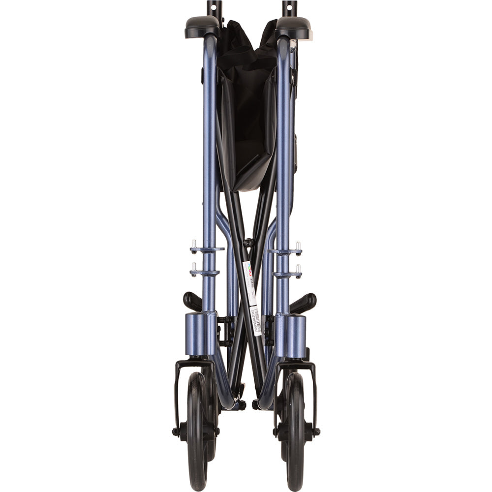Nova Medical - Lightweight Transport Chair - 19" with Swing Away Footrest Blue 329B