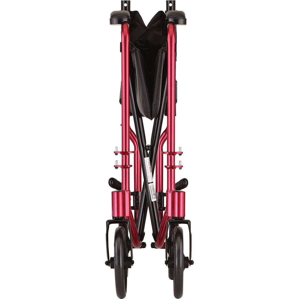 Nova Medical - Lightweight Transport Chair - 19" with Swing Away Footrest Red 329R
