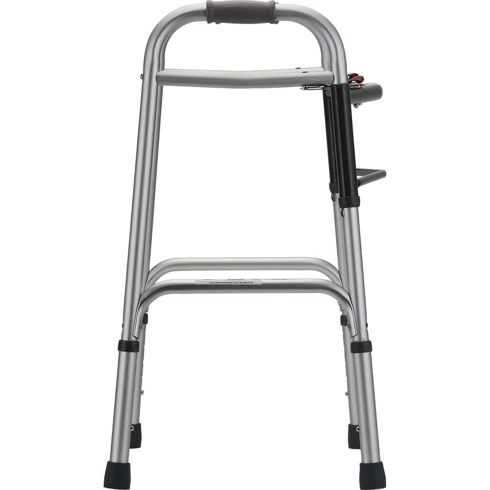 Standard Two Button Folding Walker Youth 4090Y