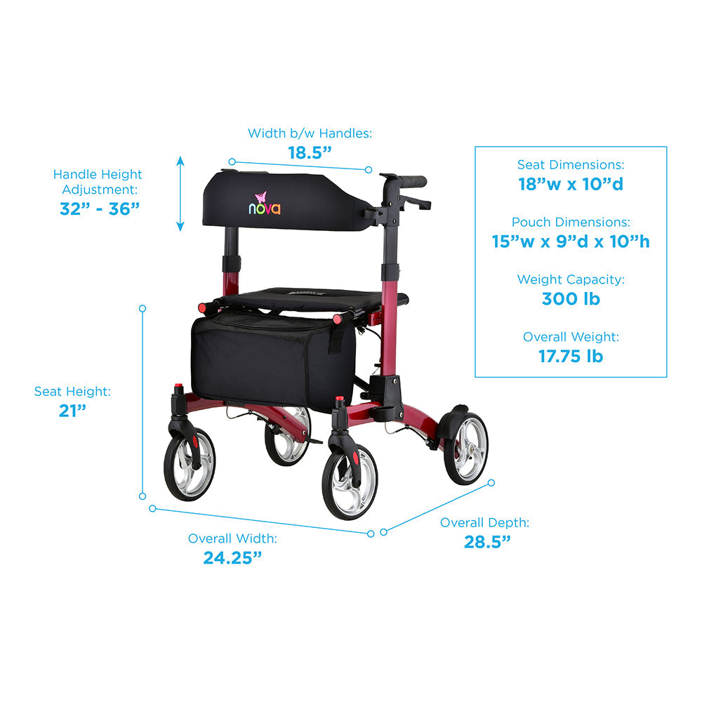 Nova Medical - Monarch Rollator 4329
