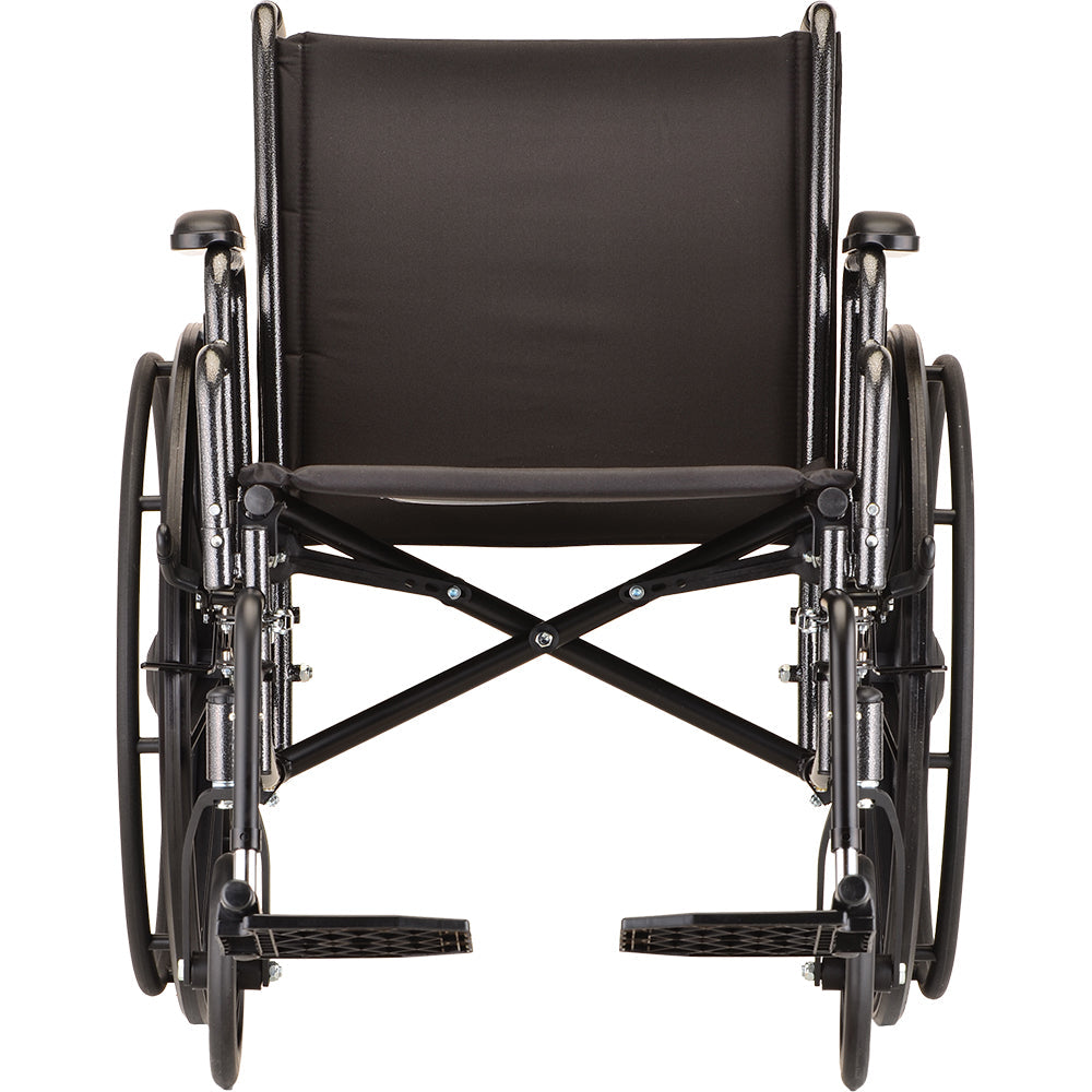 Hammertone Wheelchair - 20" With Detachable Arms & Swing Away Footrest 5200S
