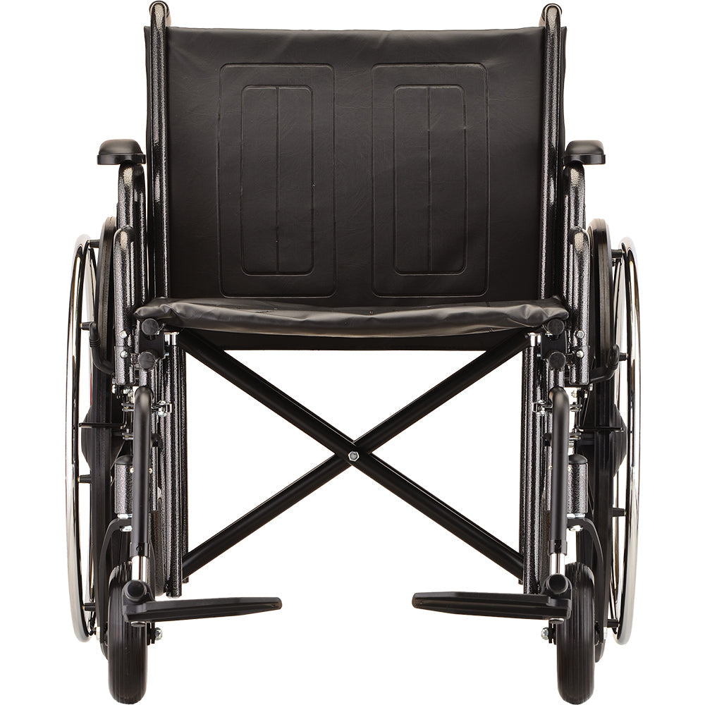 Hammertone Wheelchair - 22" Detachable Arms & Swing Away Footrest 5220S