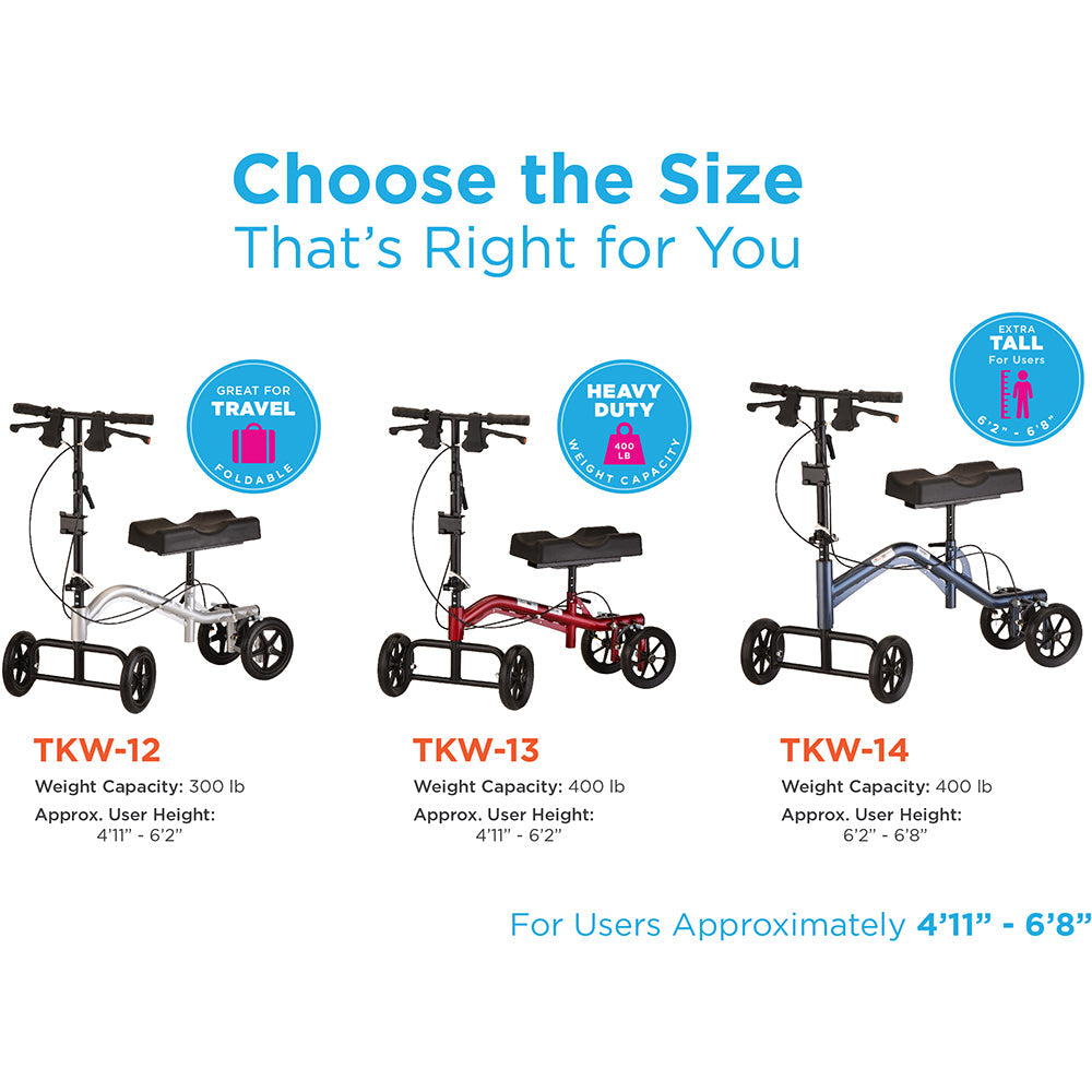 Turning Knee Walker Heavy Duty TKW-13