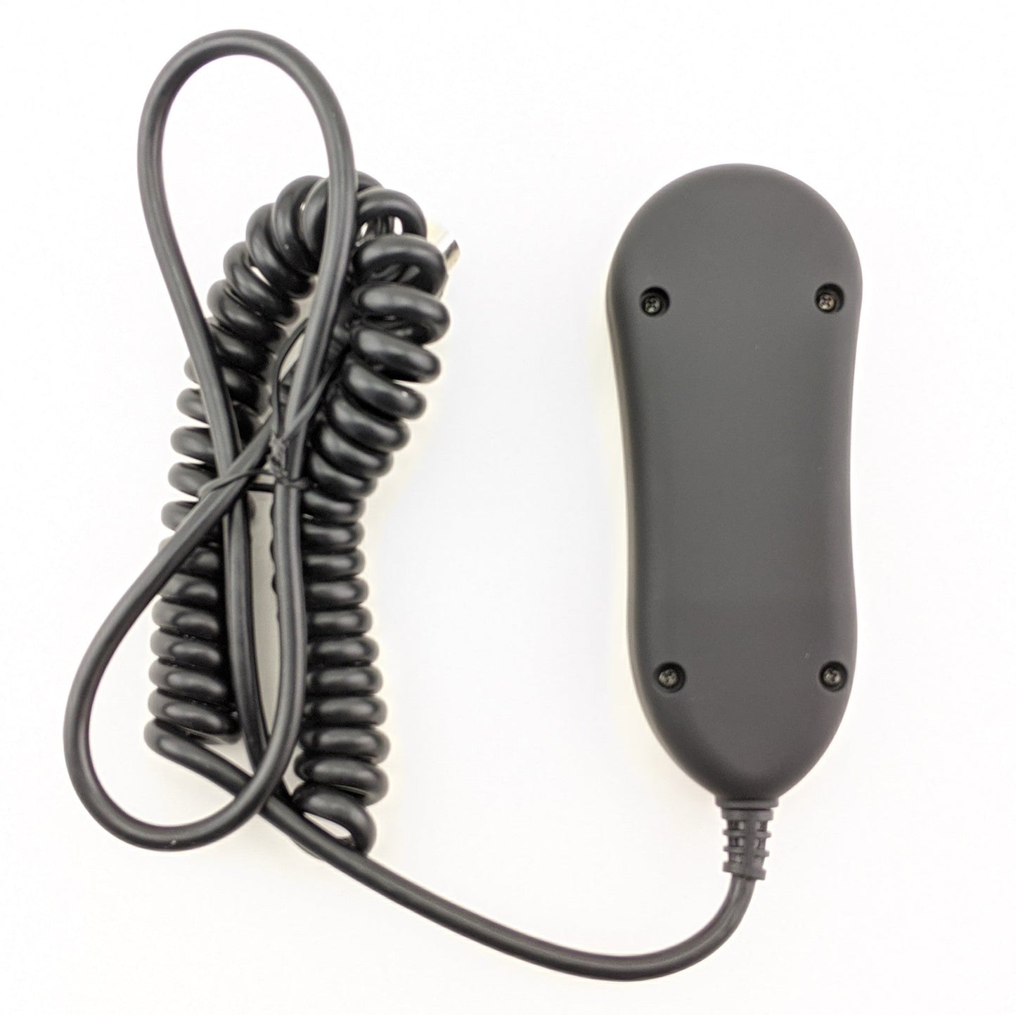 back of remote with cord wound up