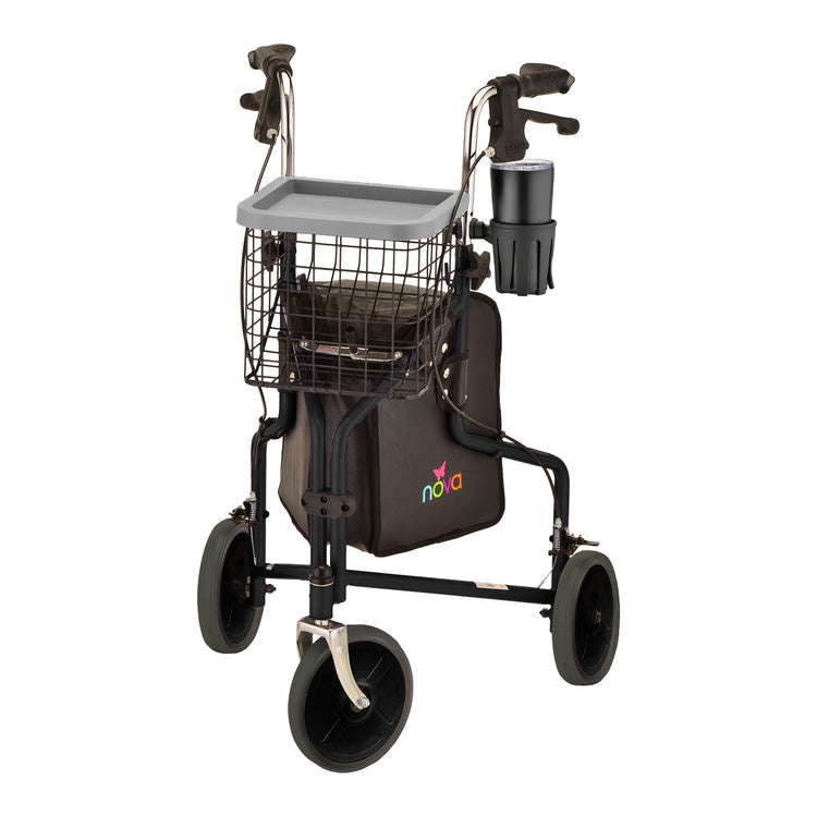 Nova Medical Traveler 3-Wheel Rollator (4900)