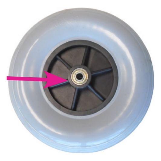 Nova Medical Traveler Rollator 4900 Wheel - Part Number CH-490010