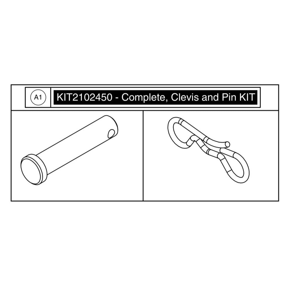 Pride Mobility - Clevis and Pin - KIT2102450