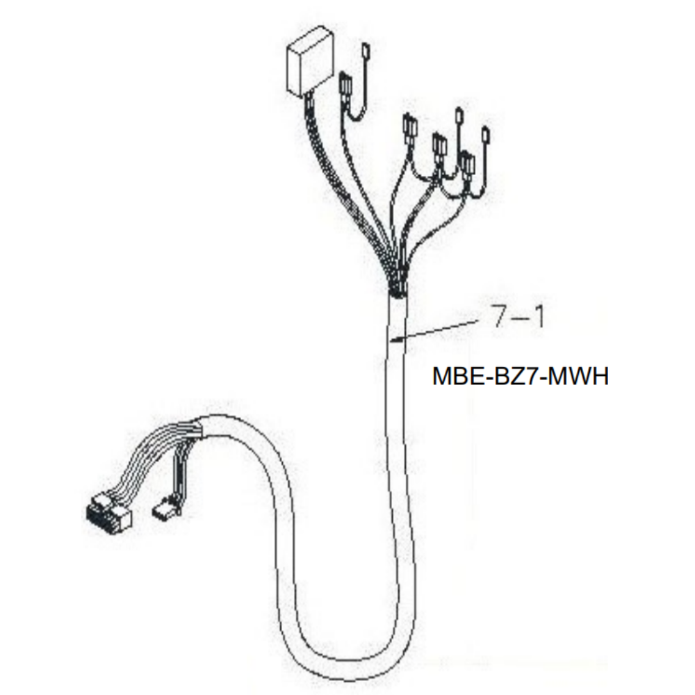 Front to Rear Harness - MBE-BZ8-MWH