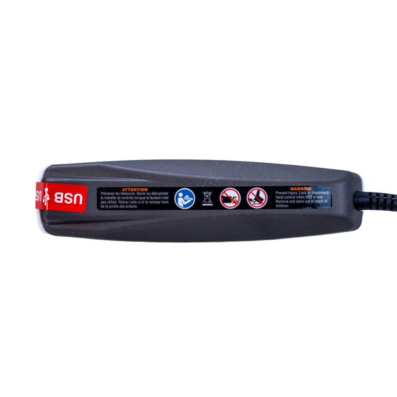Back of remote hand control