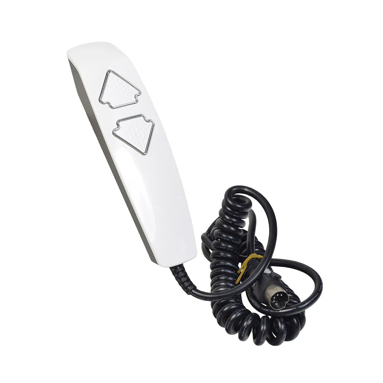 Front View With Cord. Shows 2-Buttons and the 5-Pin connector