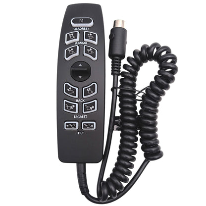 front with cable wound up