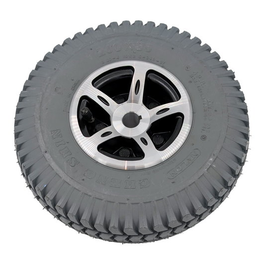 Merits 32600056 | Pneumatic Rear Wheel Assembly for Pioneer 3 & 4