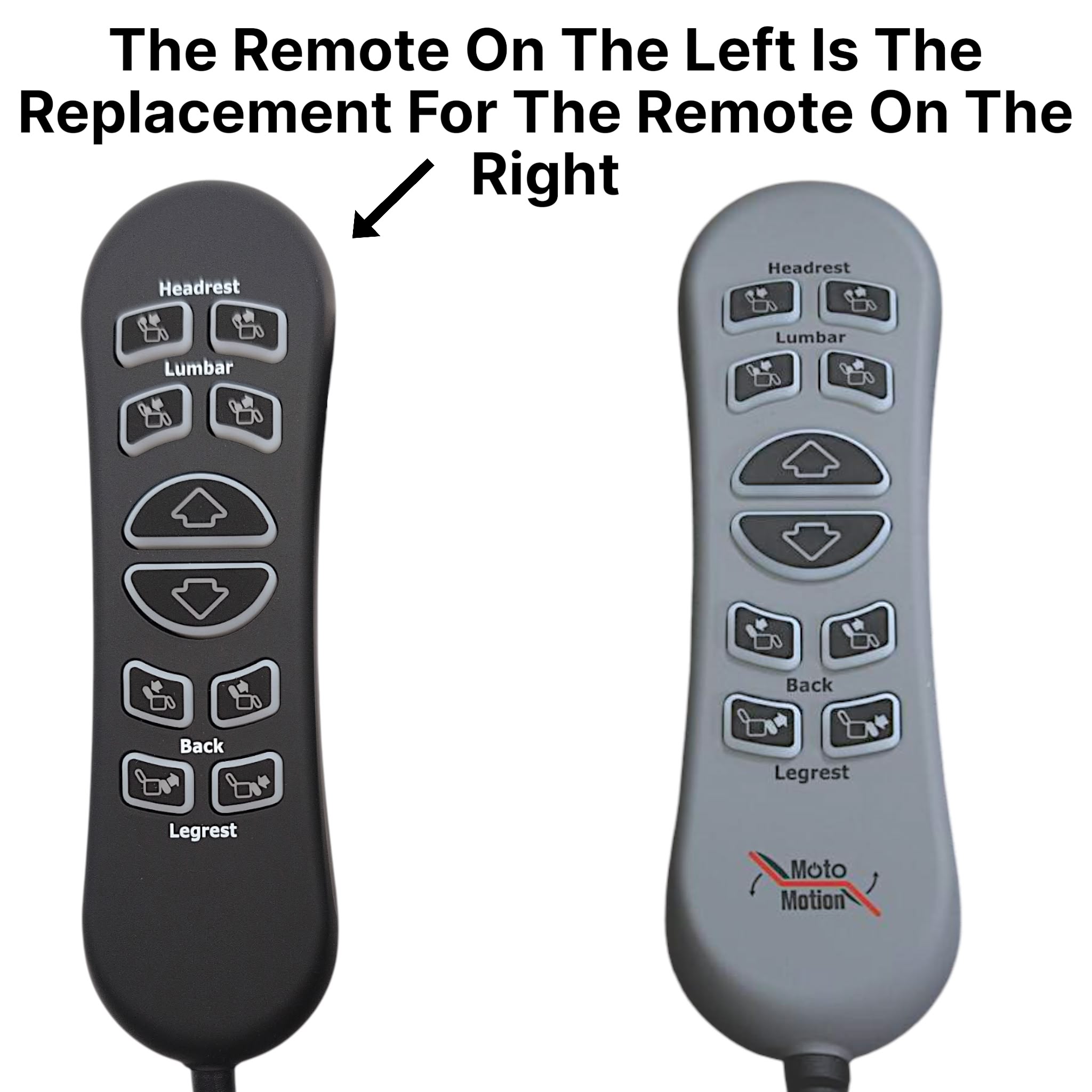 Motolift Remote Replacement Hand Controls & Remotes for Power Lift Chairs – Mobile ...