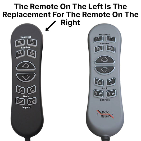 Moto Motion HSW310 Remote Hand Control 10-Button, 5-Pin, USB Replacement