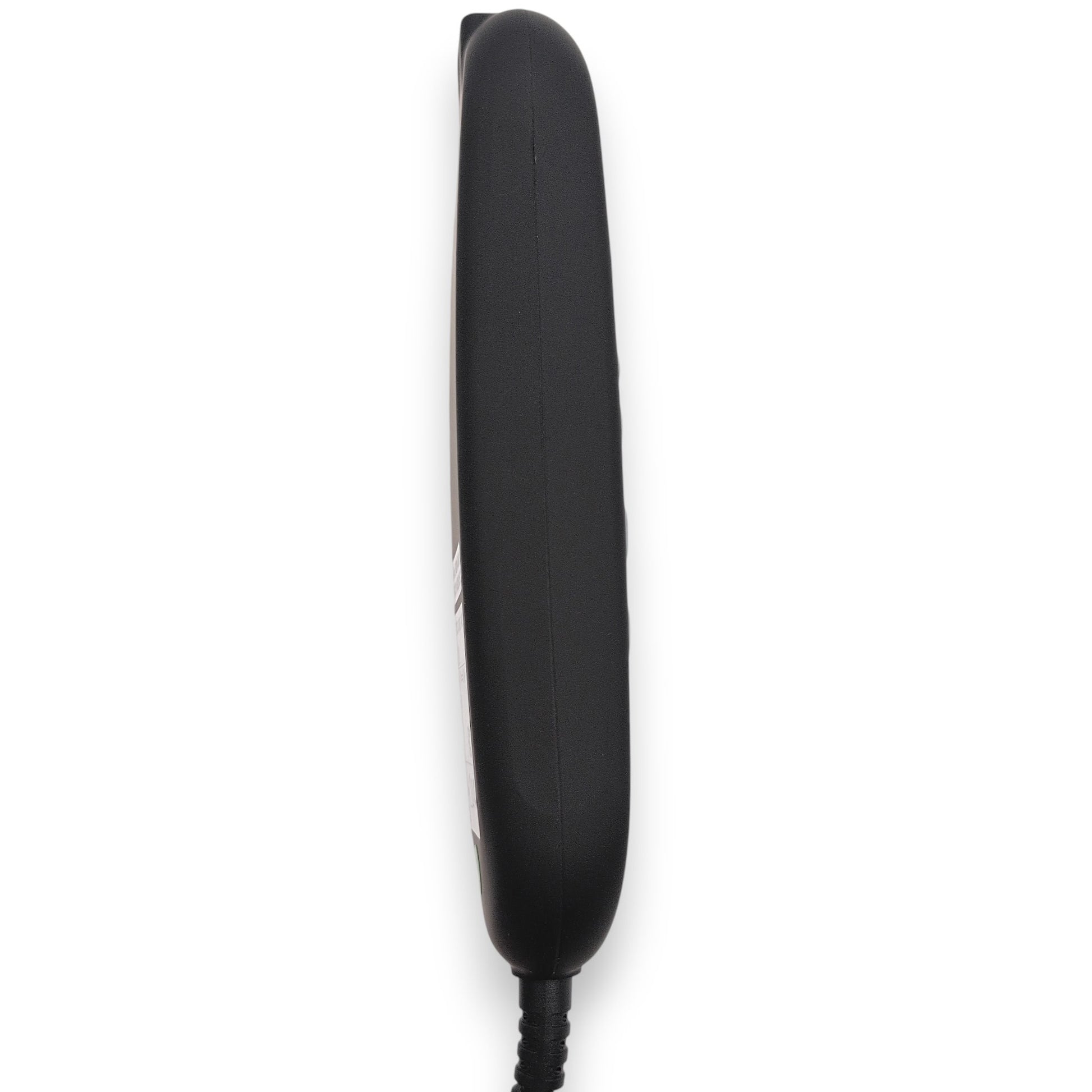 side view of remote (both sides look the same)