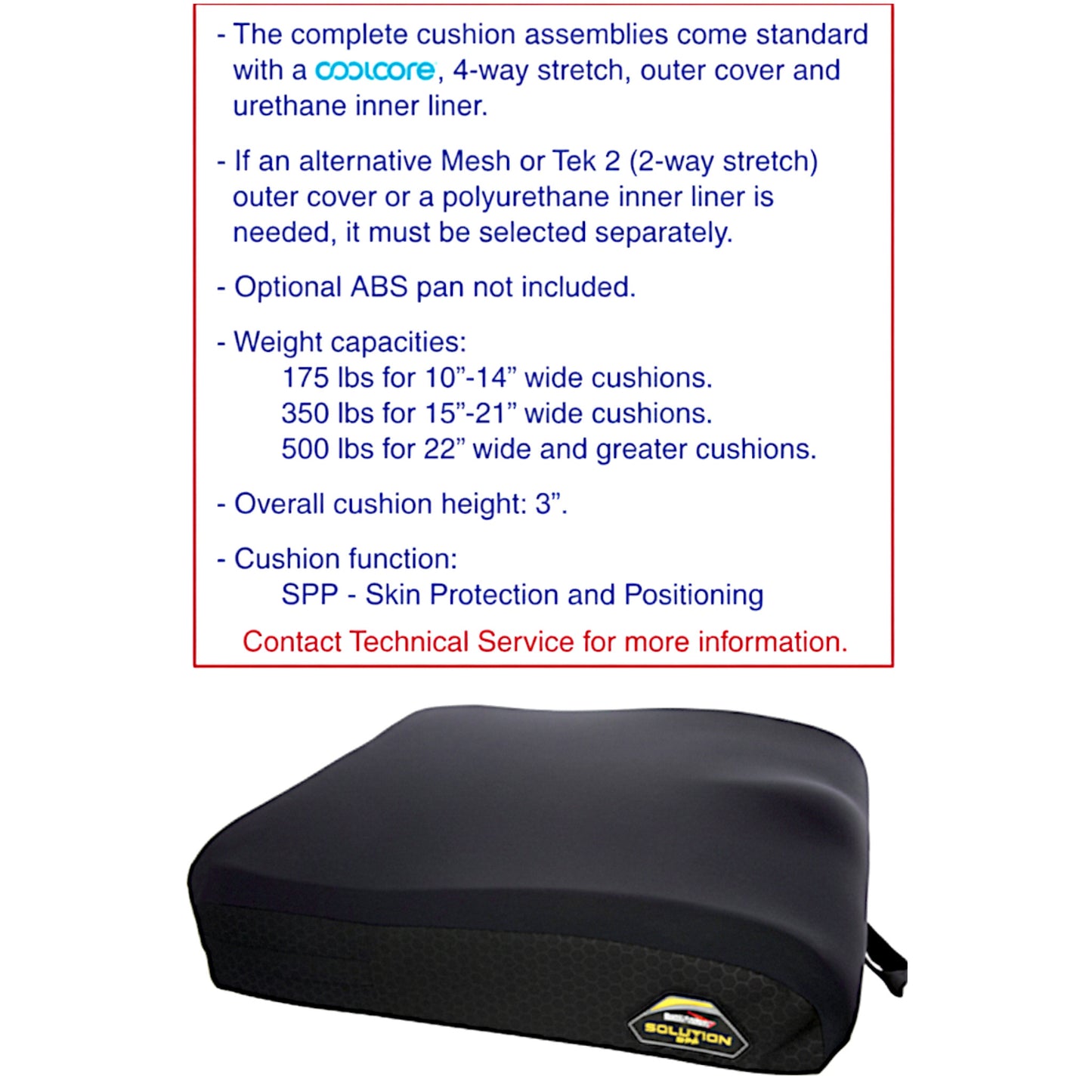 Stealth Products Solution SPP Cushion 20x20 | Urethane Liner & Mesh Cover | ST-SOLSPP2020, SOL-VUM2020