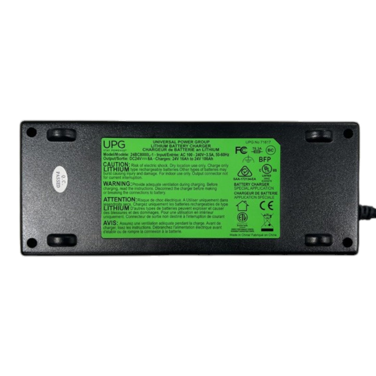 Pride 24V 8A Lithium Charger Pursuit 2 SC7312 - ELE2300934