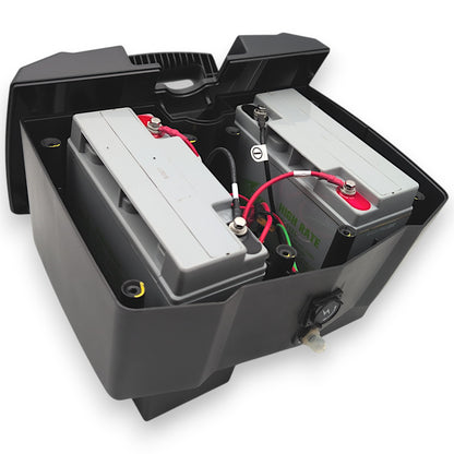 lid removed, shows hsl1125 batteries installed