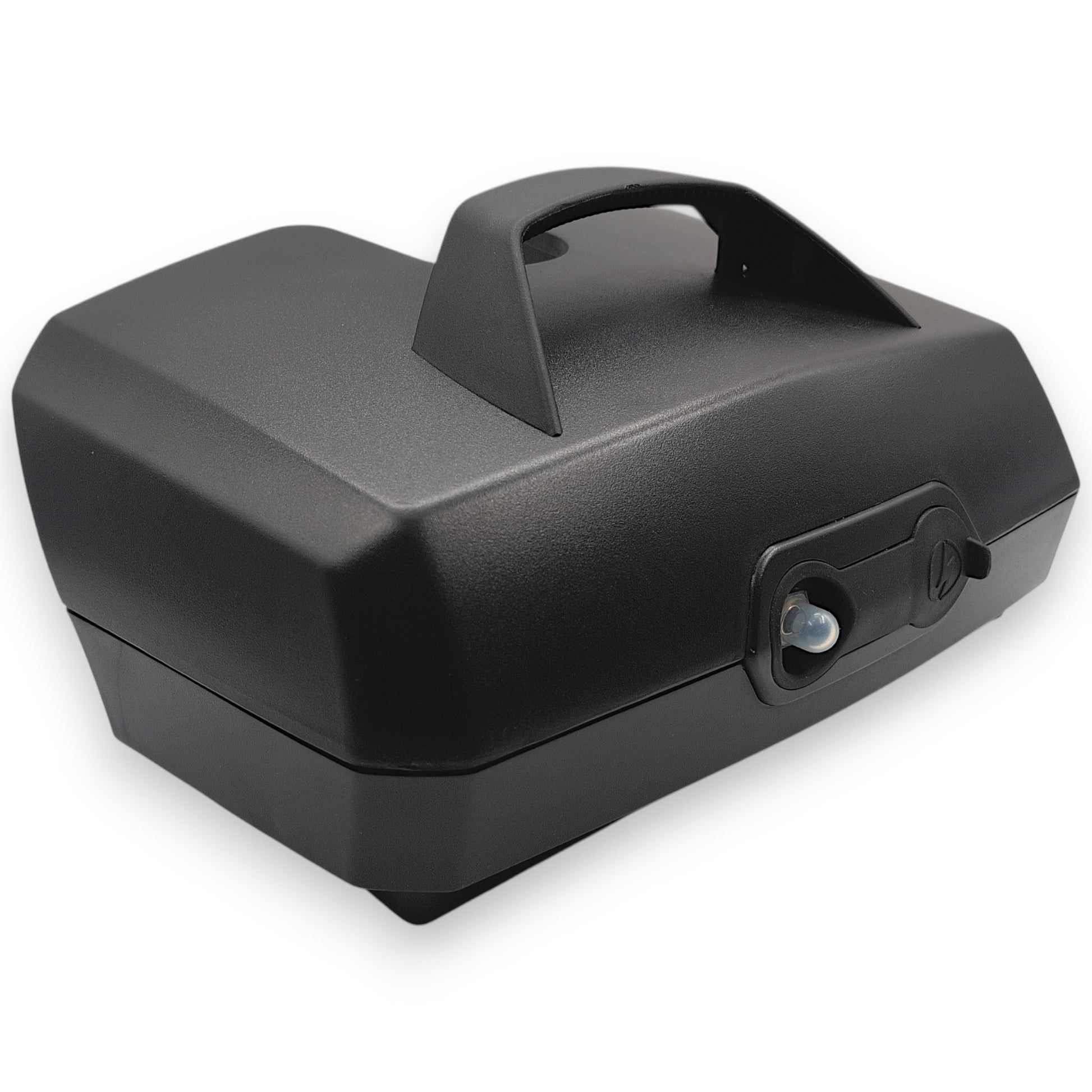 front / left view of battery box part number mbe-121a-battpack