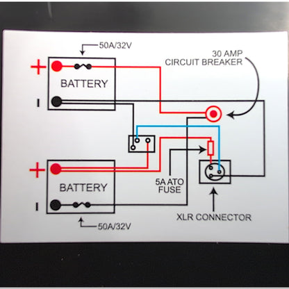 wiring schatic diagram found inside the underside of the battery packs lid