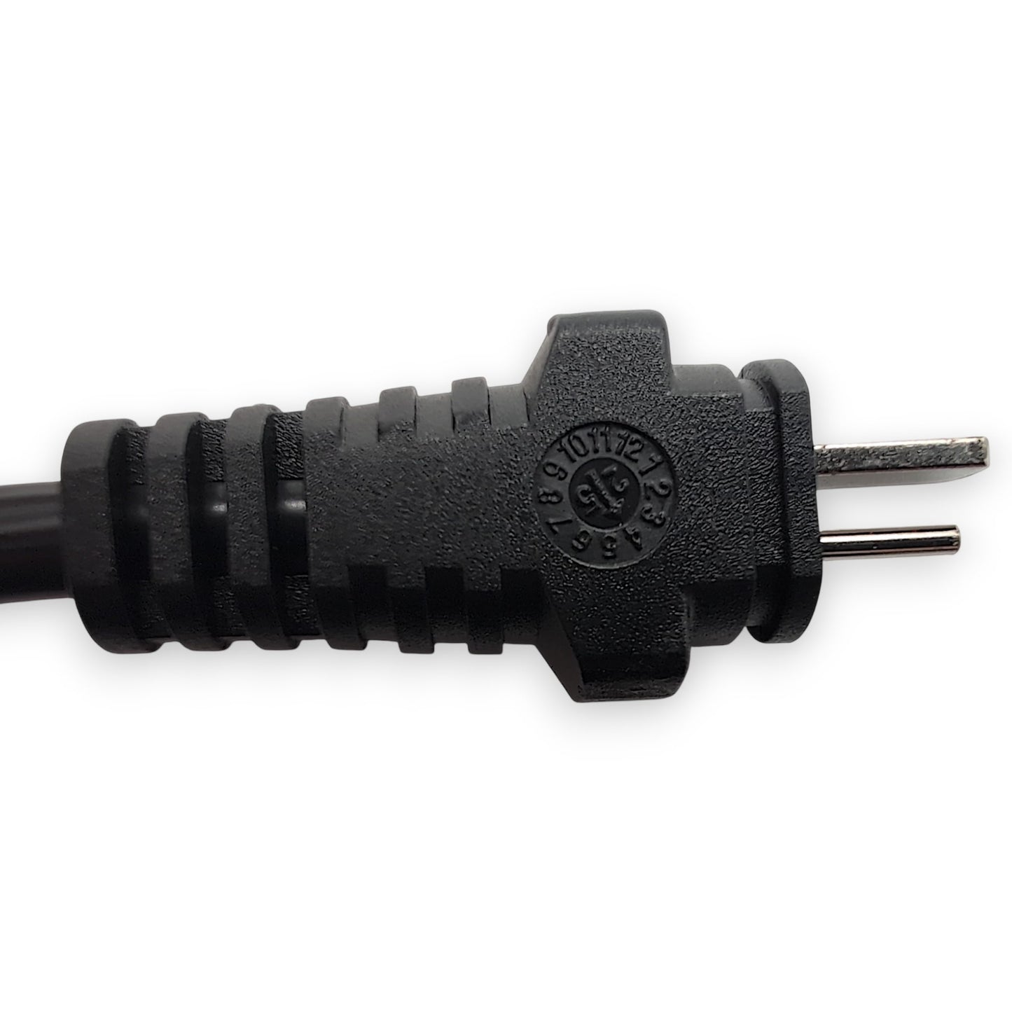 male two pin connector side view