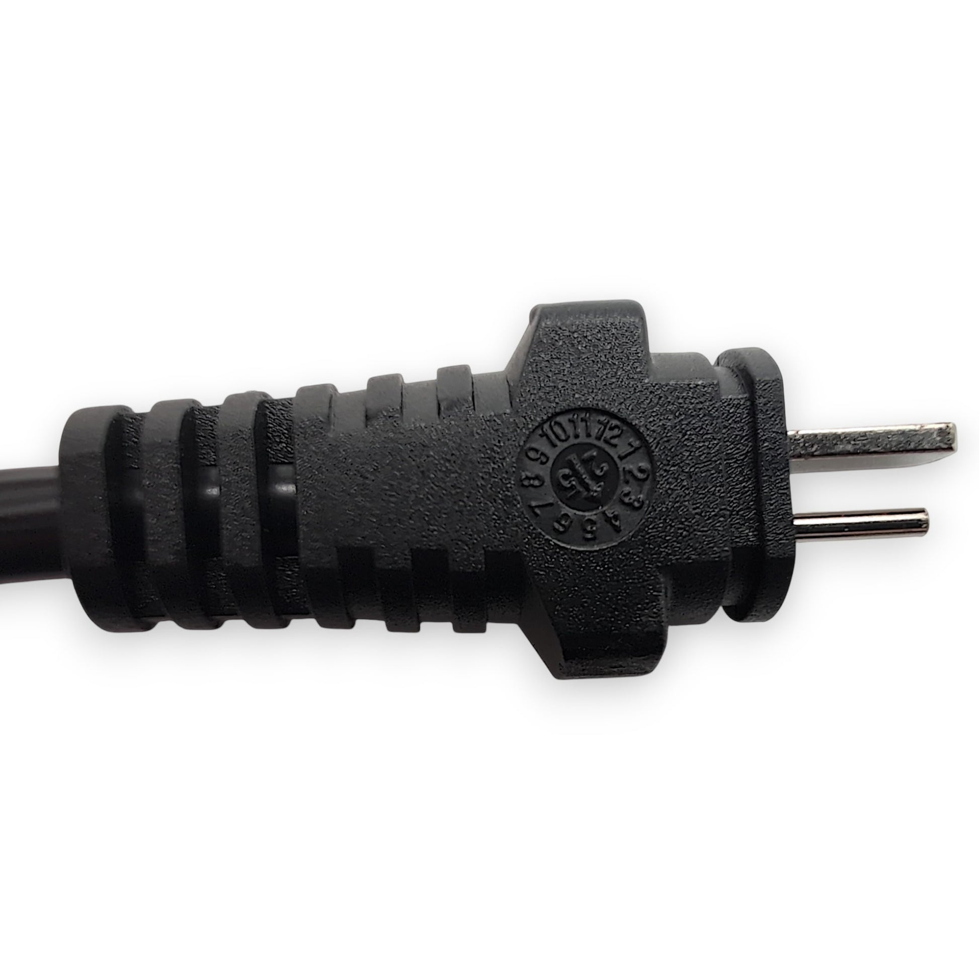 male two pin connector side view